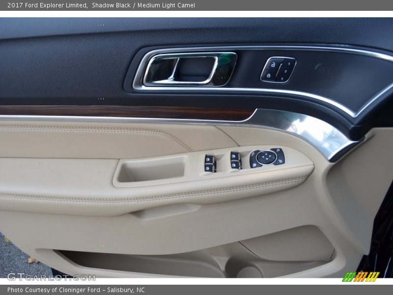 Shadow Black / Medium Light Camel 2017 Ford Explorer Limited