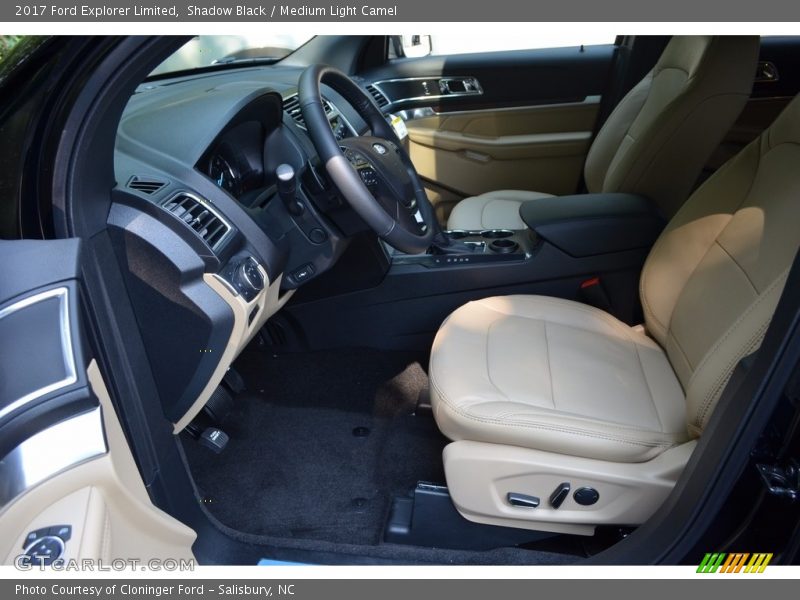 Shadow Black / Medium Light Camel 2017 Ford Explorer Limited