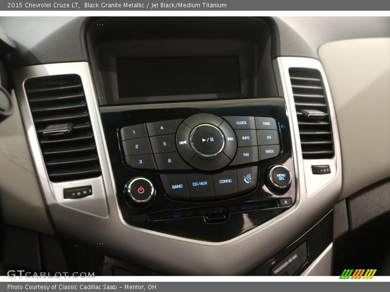 Black Granite Metallic / Jet Black/Medium Titanium 2015 Chevrolet Cruze LT
