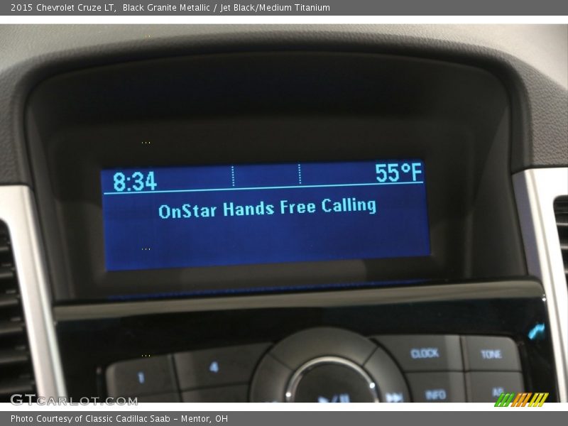 Black Granite Metallic / Jet Black/Medium Titanium 2015 Chevrolet Cruze LT