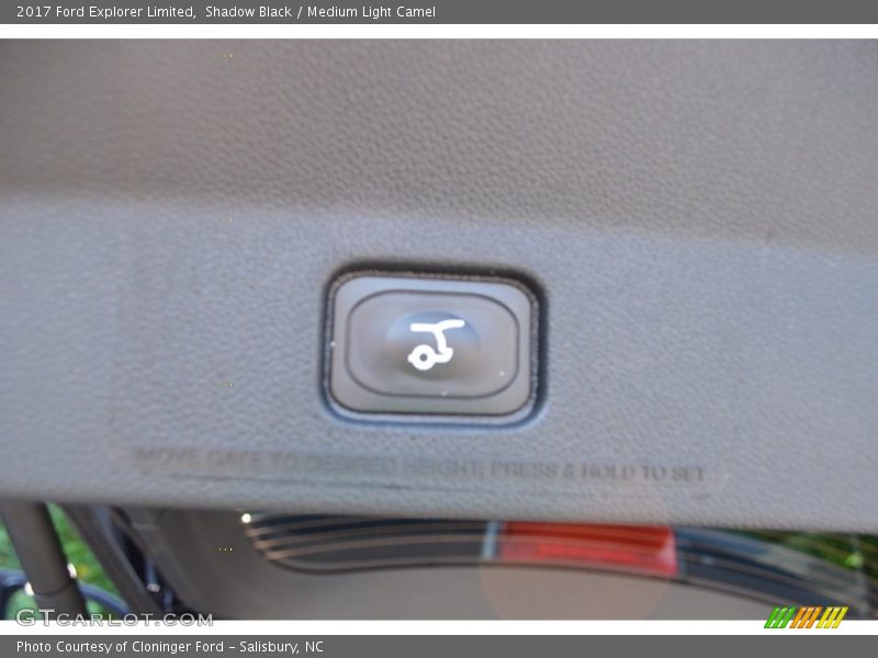 Shadow Black / Medium Light Camel 2017 Ford Explorer Limited