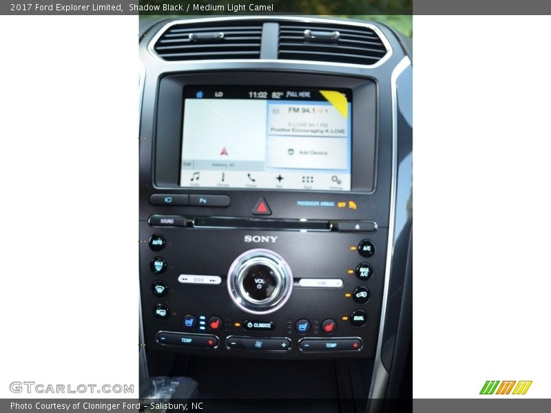 Shadow Black / Medium Light Camel 2017 Ford Explorer Limited