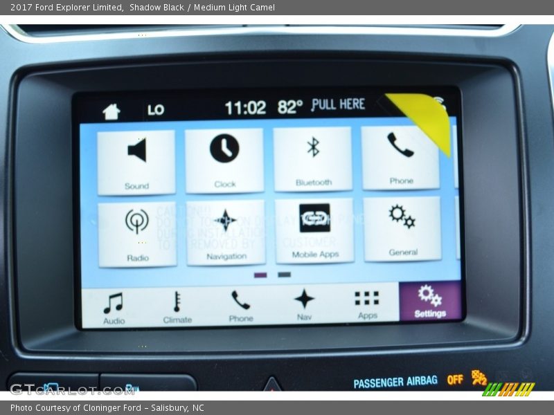 Shadow Black / Medium Light Camel 2017 Ford Explorer Limited