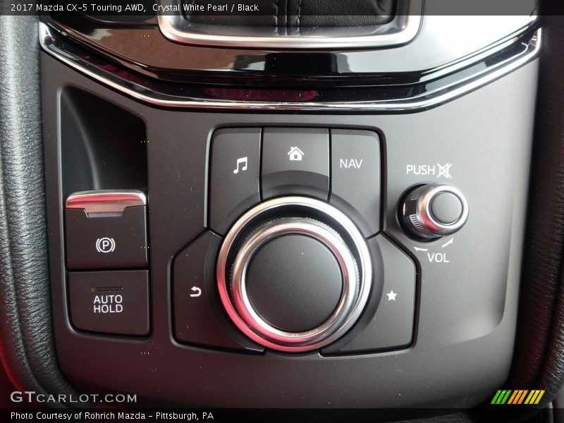 Crystal White Pearl / Black 2017 Mazda CX-5 Touring AWD