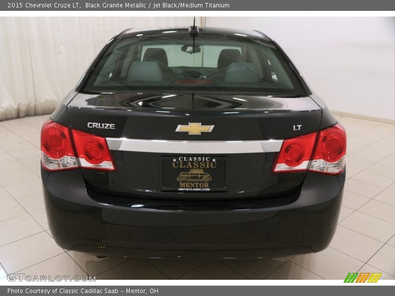 Black Granite Metallic / Jet Black/Medium Titanium 2015 Chevrolet Cruze LT