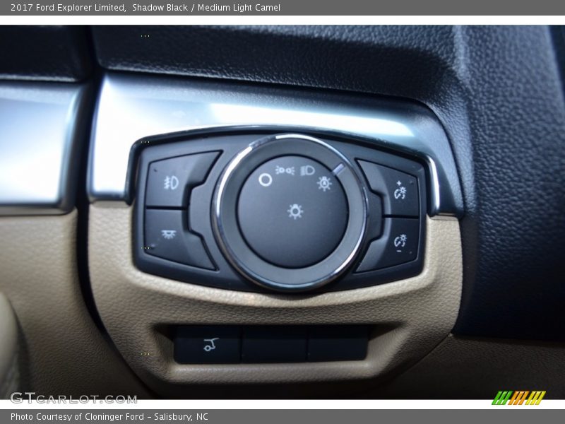 Shadow Black / Medium Light Camel 2017 Ford Explorer Limited