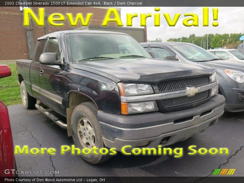 Black / Dark Charcoal 2003 Chevrolet Silverado 1500 LT Extended Cab 4x4