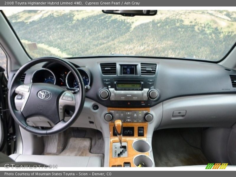 Cypress Green Pearl / Ash Gray 2008 Toyota Highlander Hybrid Limited 4WD