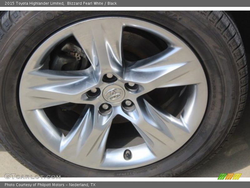 Blizzard Pearl White / Black 2015 Toyota Highlander Limited