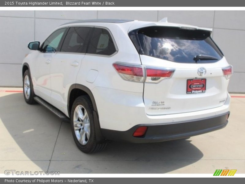 Blizzard Pearl White / Black 2015 Toyota Highlander Limited