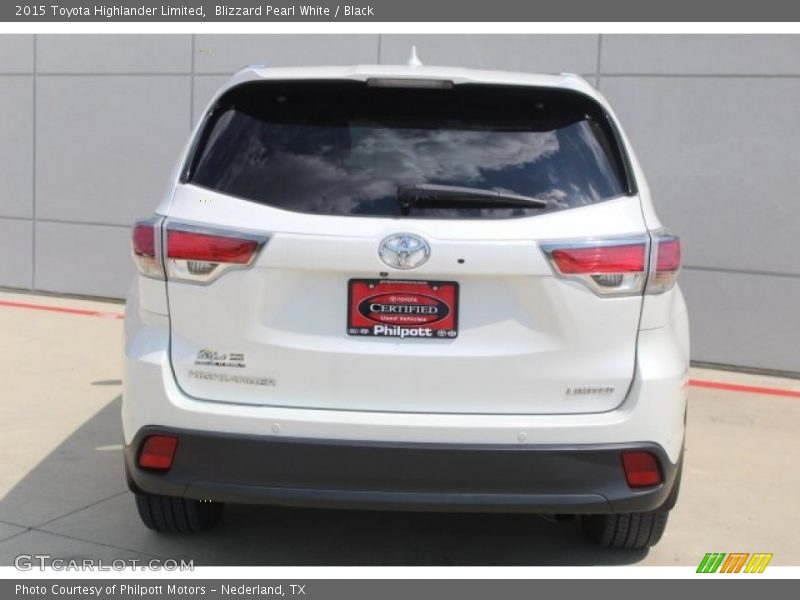 Blizzard Pearl White / Black 2015 Toyota Highlander Limited