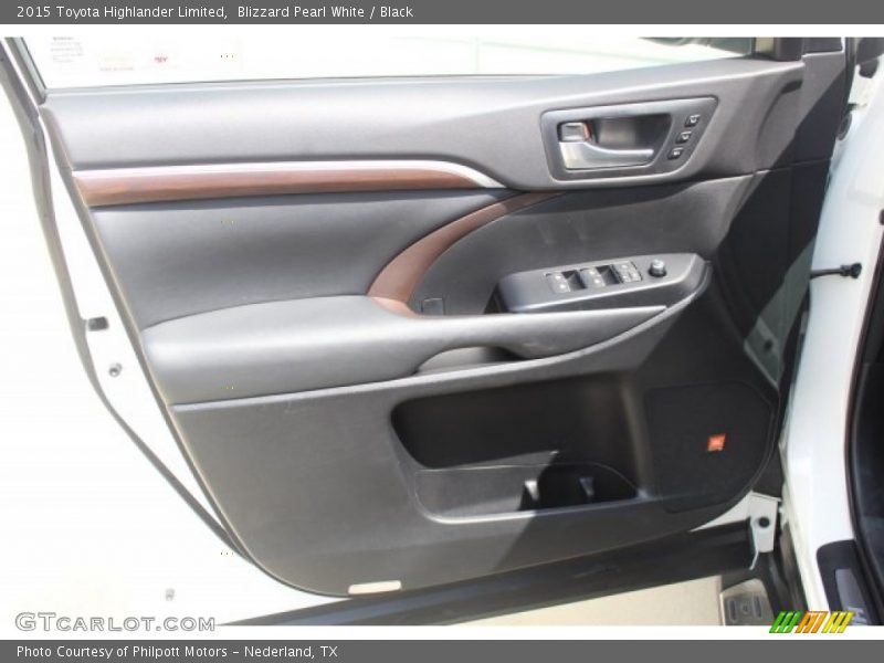Blizzard Pearl White / Black 2015 Toyota Highlander Limited