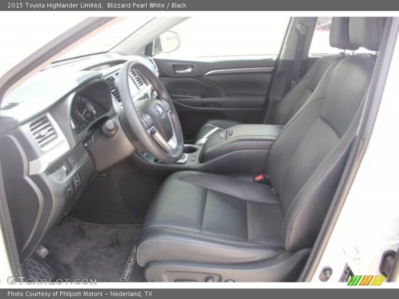 Blizzard Pearl White / Black 2015 Toyota Highlander Limited
