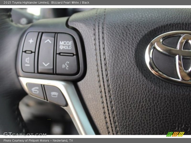 Blizzard Pearl White / Black 2015 Toyota Highlander Limited