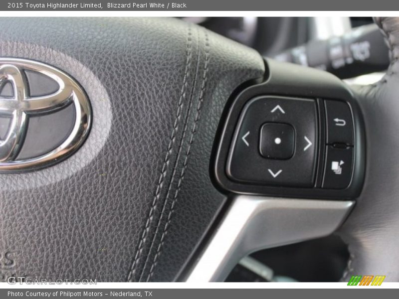 Blizzard Pearl White / Black 2015 Toyota Highlander Limited