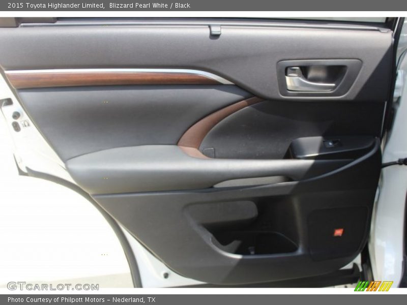 Blizzard Pearl White / Black 2015 Toyota Highlander Limited