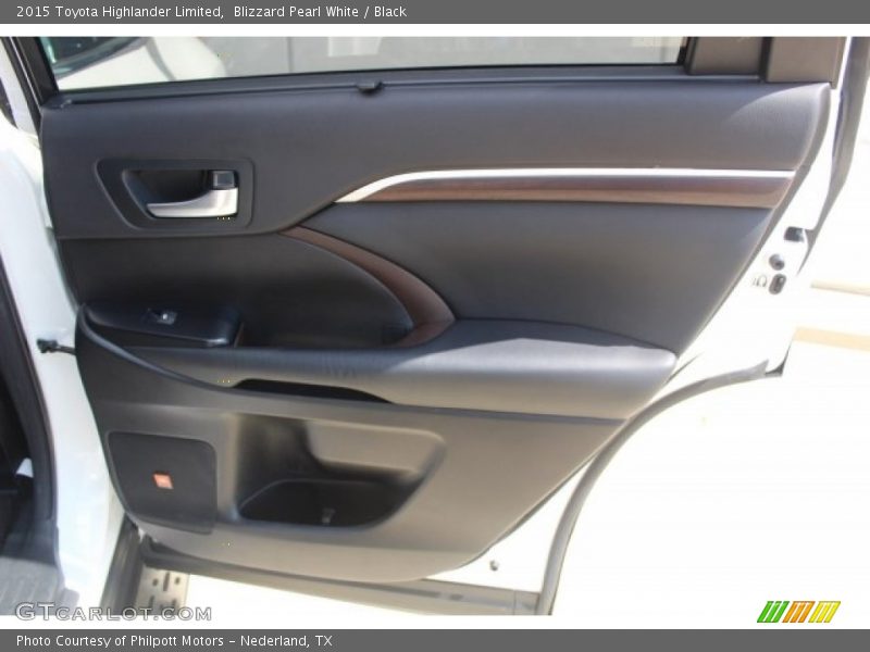 Blizzard Pearl White / Black 2015 Toyota Highlander Limited