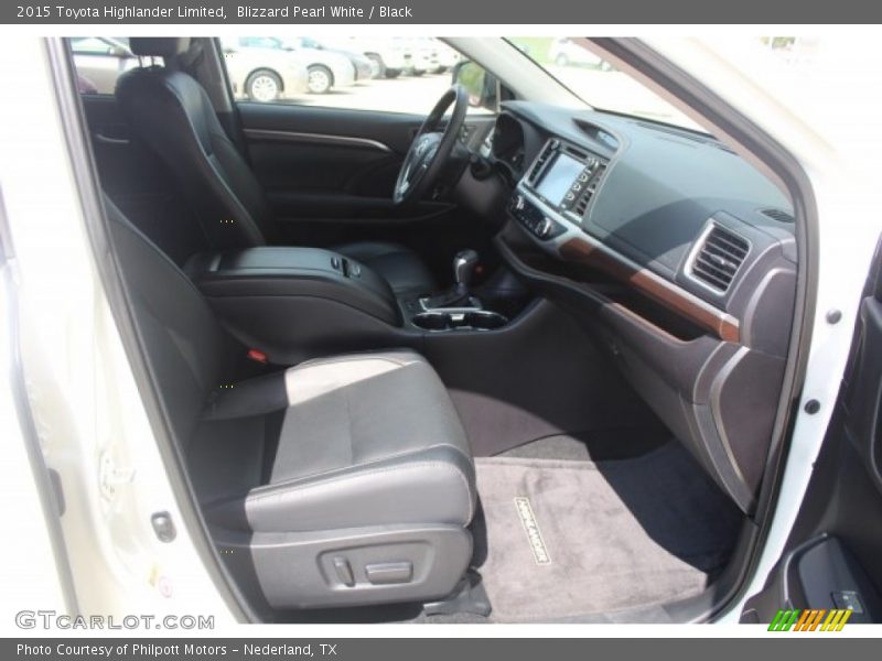 Blizzard Pearl White / Black 2015 Toyota Highlander Limited