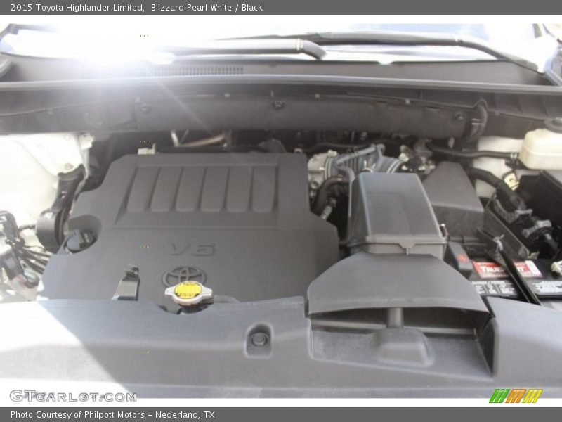 Blizzard Pearl White / Black 2015 Toyota Highlander Limited