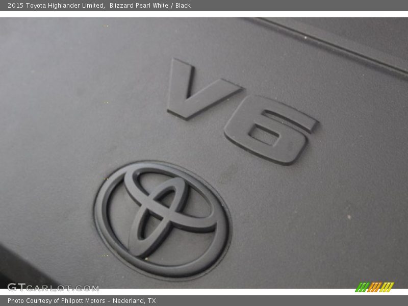 Blizzard Pearl White / Black 2015 Toyota Highlander Limited