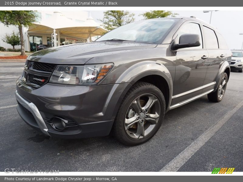Granite Crystal Metallic / Black 2015 Dodge Journey Crossroad