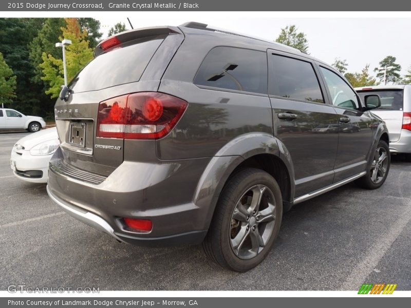 Granite Crystal Metallic / Black 2015 Dodge Journey Crossroad