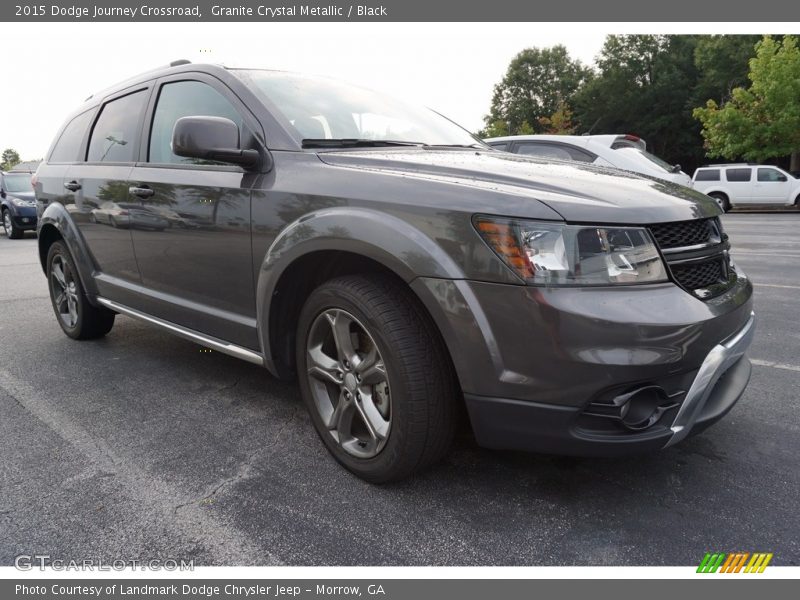 Granite Crystal Metallic / Black 2015 Dodge Journey Crossroad