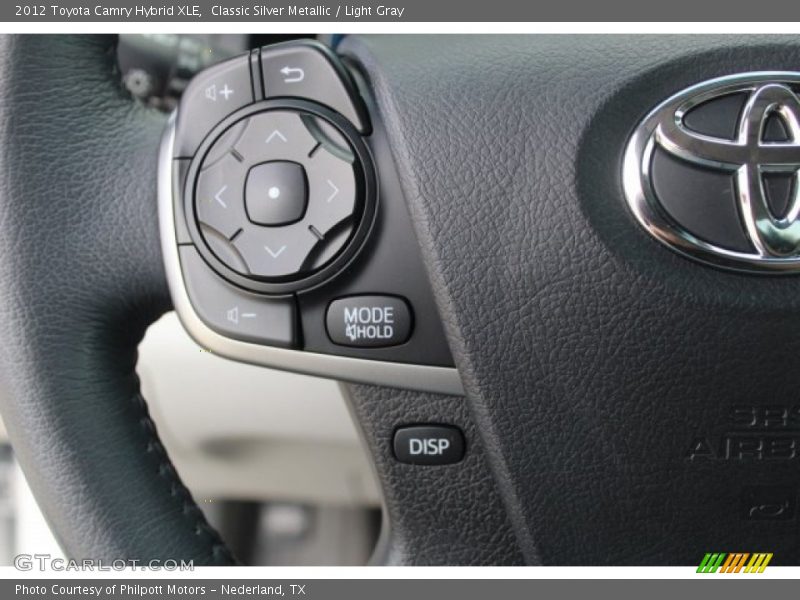 Classic Silver Metallic / Light Gray 2012 Toyota Camry Hybrid XLE