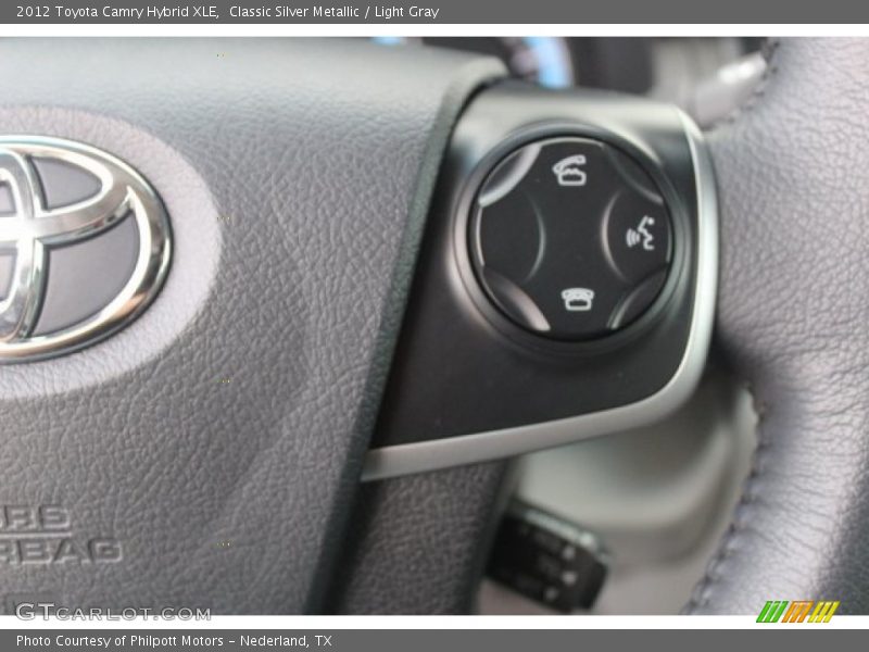 Classic Silver Metallic / Light Gray 2012 Toyota Camry Hybrid XLE