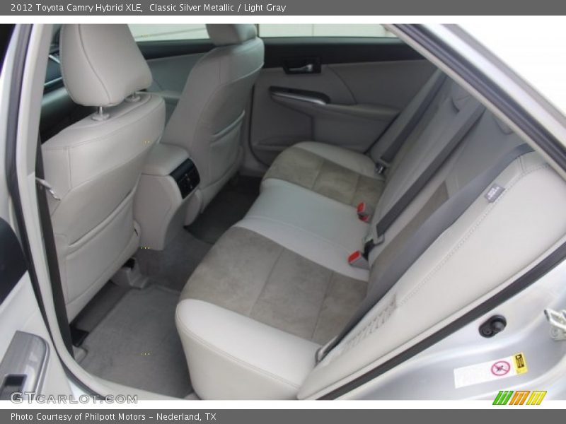 Classic Silver Metallic / Light Gray 2012 Toyota Camry Hybrid XLE