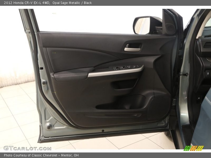 Opal Sage Metallic / Black 2012 Honda CR-V EX-L 4WD