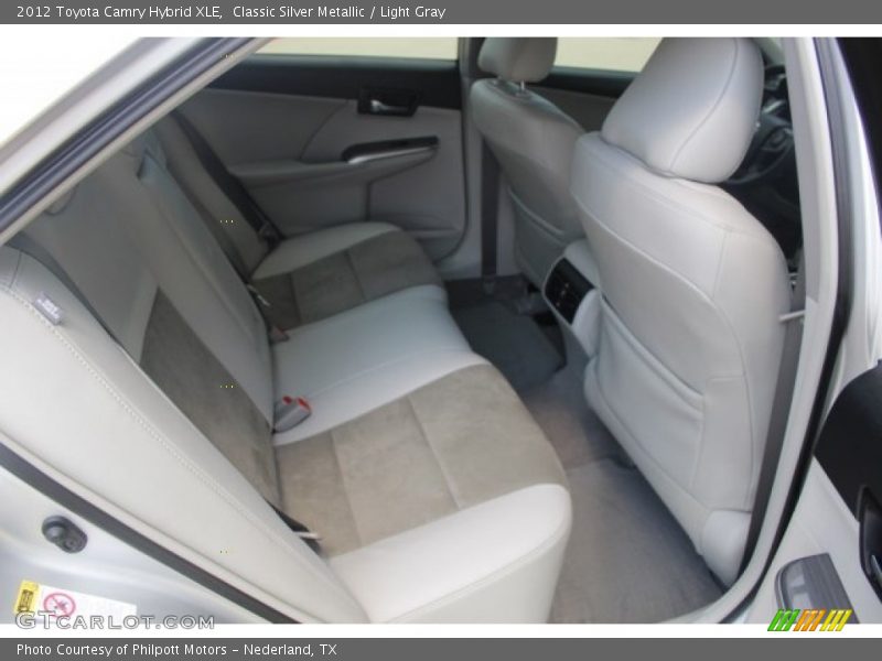 Classic Silver Metallic / Light Gray 2012 Toyota Camry Hybrid XLE