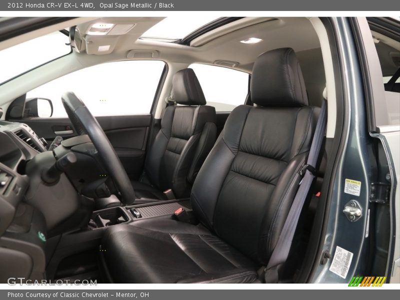 Opal Sage Metallic / Black 2012 Honda CR-V EX-L 4WD