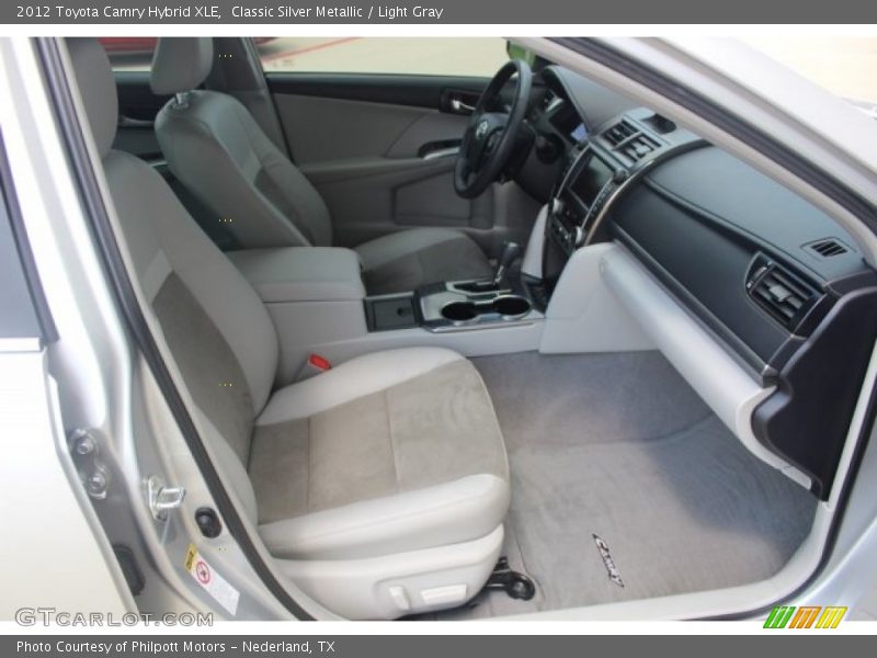 Classic Silver Metallic / Light Gray 2012 Toyota Camry Hybrid XLE