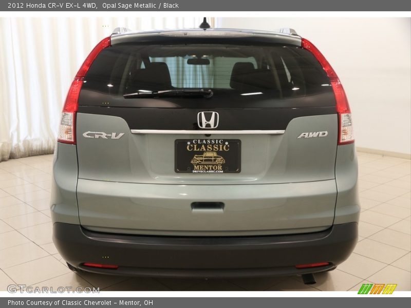 Opal Sage Metallic / Black 2012 Honda CR-V EX-L 4WD