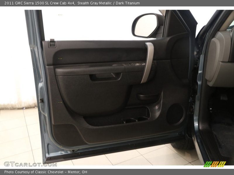Stealth Gray Metallic / Dark Titanium 2011 GMC Sierra 1500 SL Crew Cab 4x4
