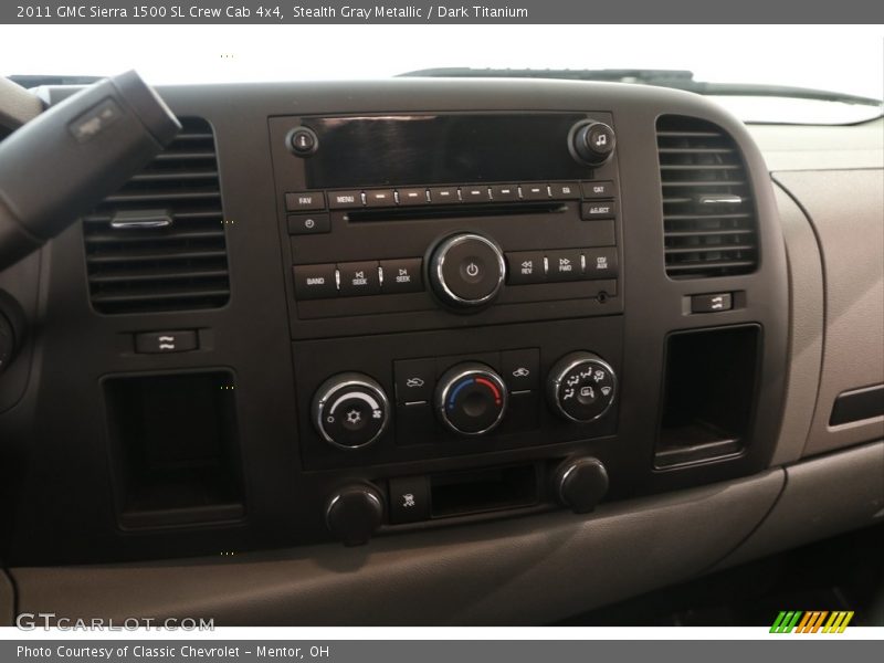Stealth Gray Metallic / Dark Titanium 2011 GMC Sierra 1500 SL Crew Cab 4x4