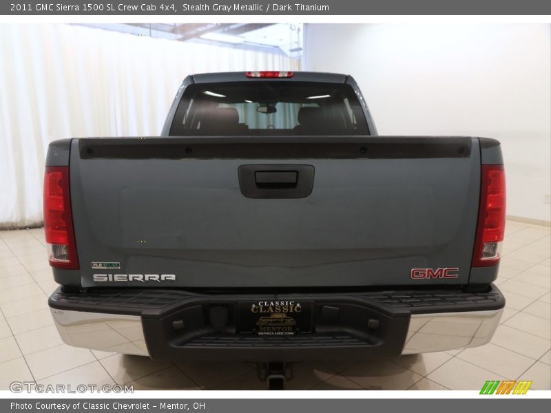 Stealth Gray Metallic / Dark Titanium 2011 GMC Sierra 1500 SL Crew Cab 4x4