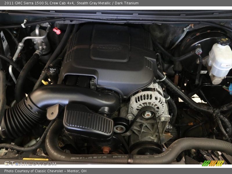 Stealth Gray Metallic / Dark Titanium 2011 GMC Sierra 1500 SL Crew Cab 4x4