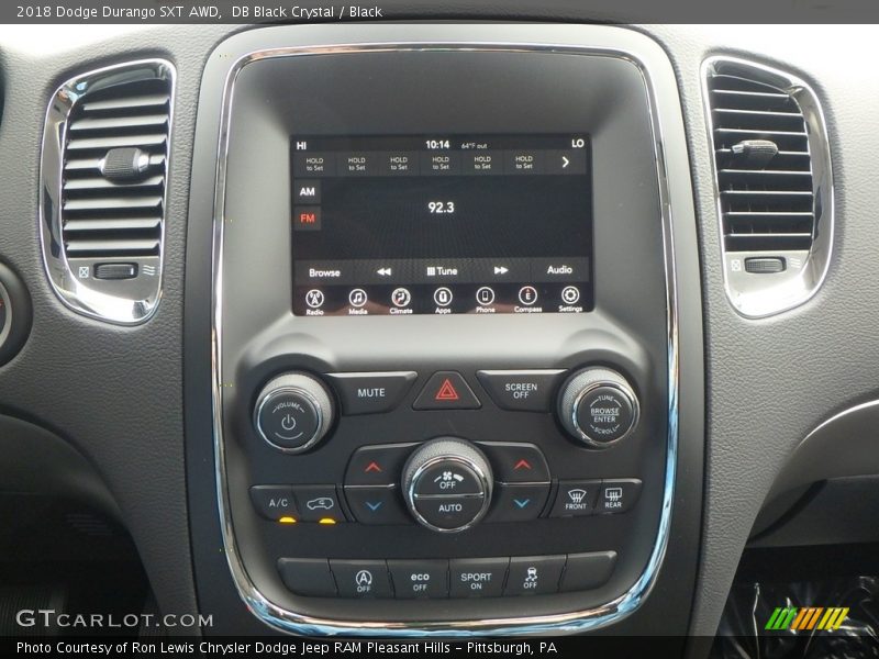 DB Black Crystal / Black 2018 Dodge Durango SXT AWD