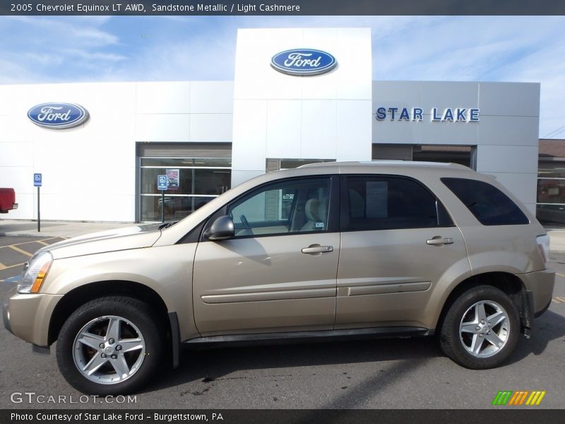 Sandstone Metallic / Light Cashmere 2005 Chevrolet Equinox LT AWD