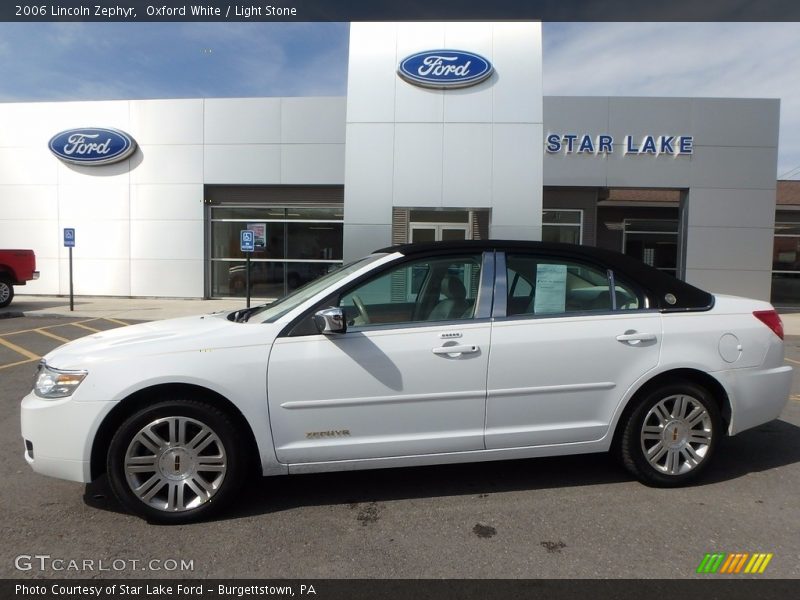 Oxford White / Light Stone 2006 Lincoln Zephyr