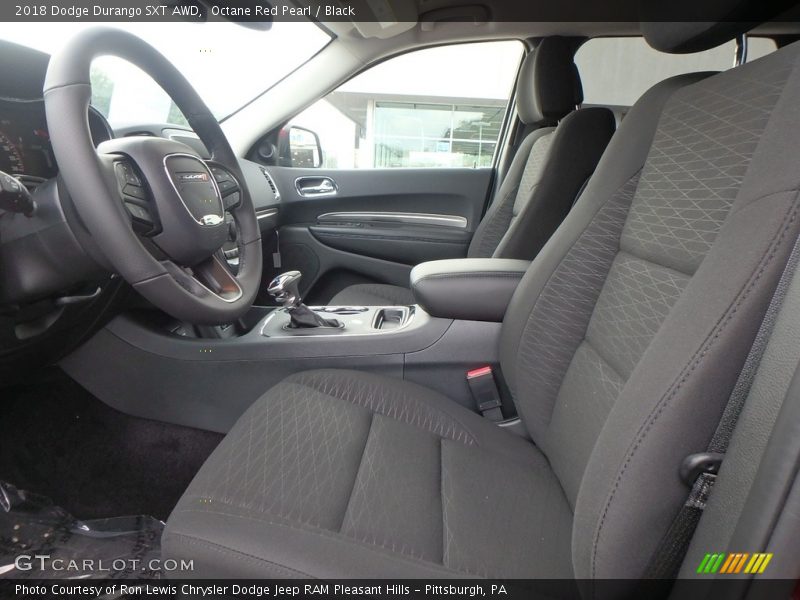 Octane Red Pearl / Black 2018 Dodge Durango SXT AWD