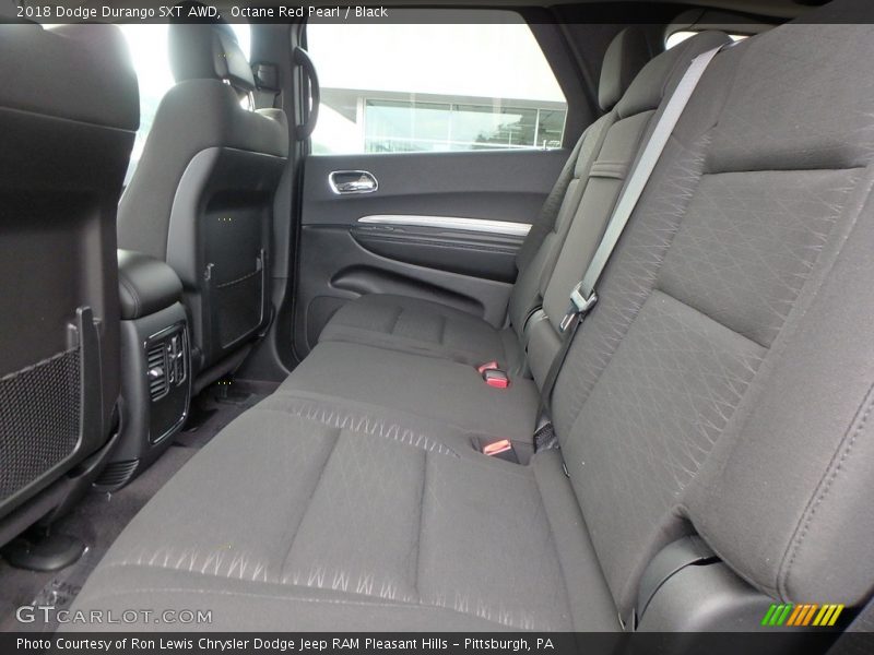 Octane Red Pearl / Black 2018 Dodge Durango SXT AWD
