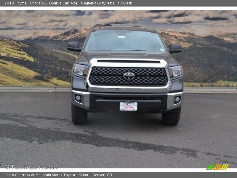 Magnetic Gray Metallic / Black 2018 Toyota Tundra SR5 Double Cab 4x4