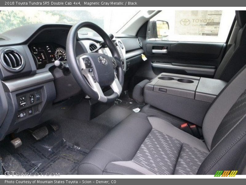 Magnetic Gray Metallic / Black 2018 Toyota Tundra SR5 Double Cab 4x4