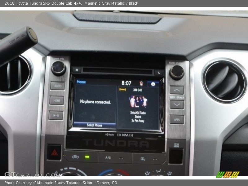 Magnetic Gray Metallic / Black 2018 Toyota Tundra SR5 Double Cab 4x4