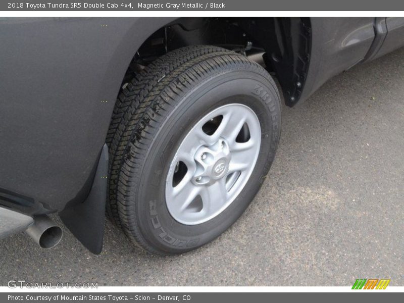 Magnetic Gray Metallic / Black 2018 Toyota Tundra SR5 Double Cab 4x4