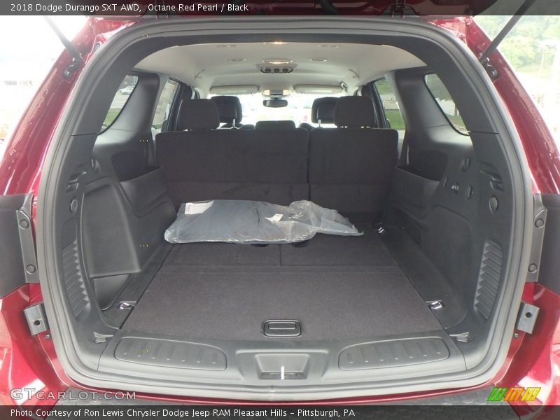 Octane Red Pearl / Black 2018 Dodge Durango SXT AWD
