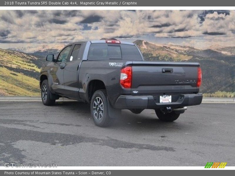 Magnetic Gray Metallic / Graphite 2018 Toyota Tundra SR5 Double Cab 4x4